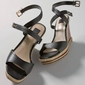 White House Black Market Maisie Stitched Espadrille Wedge Sandals